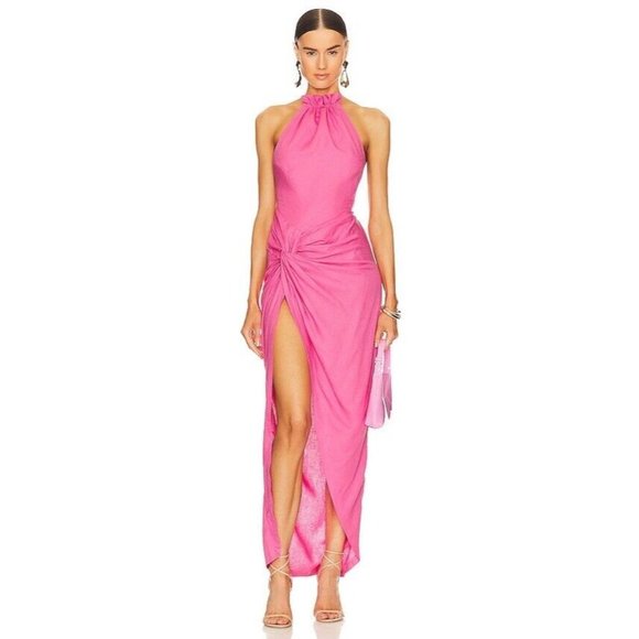 OW Collection Dresses & Skirts - OW Collection Isla Dress Pink Long Sleeveless
